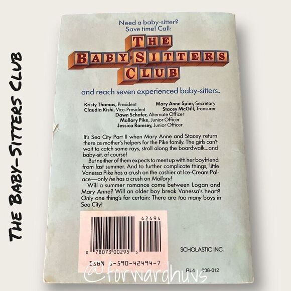 Bundle Sale 3 for $15 | Baby-Sitters Club | Book #34 | Vintage 1990 - Picture 4 of 9